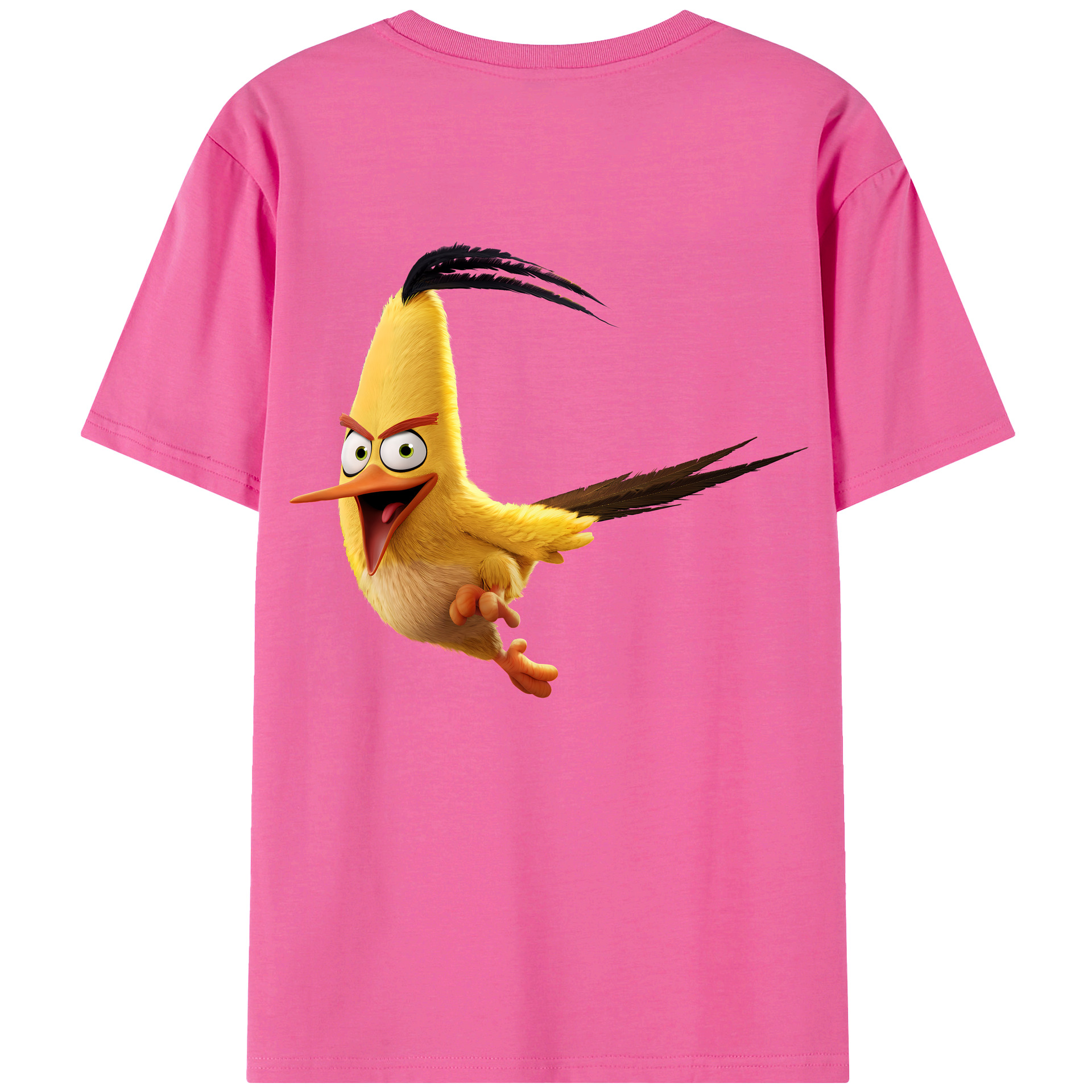 （画像用） Angry Birds アングリーバード レディース半袖Tシャツ(バックプリント)